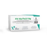 Vet Expert (Вет Эксперт) FiV Ab/FeLV Ag антитела иммунодефицита и антиген лейкемии кошек экспресс-тест 10 шт (58051)